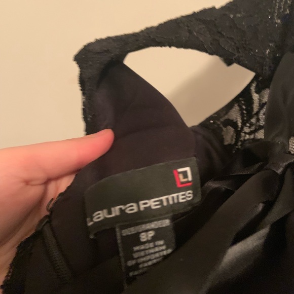 LAURA Black formal dress - Picture 3 of 3